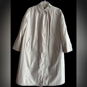 True vintage London Fog coat, likely from the 70s–80s. Classic
